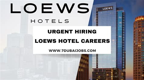 The new <b>hotel</b> is expected to bring in $3. . Loews hotel careers